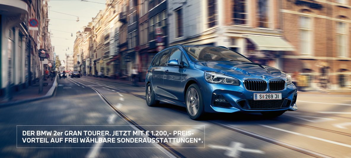 BMW 2er Gran Tourer mit Sonderausstattungsbonus
