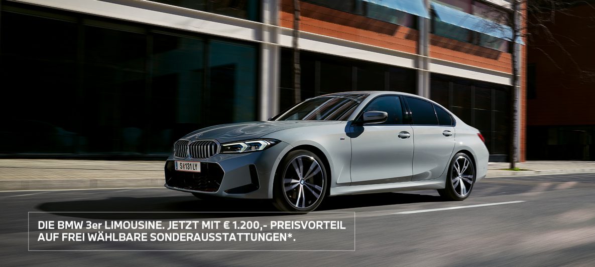 BMW 3er Limousine mit Sonderausstattungsbonus
